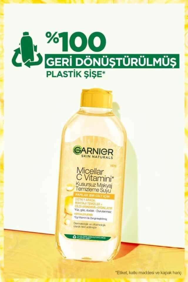 Garnier Micellar C Vitamini Kusursuz Makyaj Temizleme Suyu 400ml 3600542467667