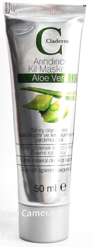 Claderm Arındırıcı Kil Maskesi 50 Ml Aloe Vera