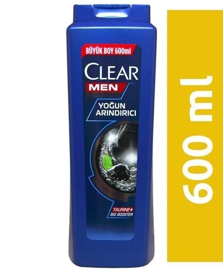 Clear Men Şampuan 600 Ml Kömür Yoğun Arındırıcı