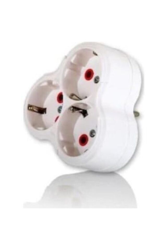 Elbi 3lü Üçlü Topraklı Grup Priz Yonca Golyat Kablosuz