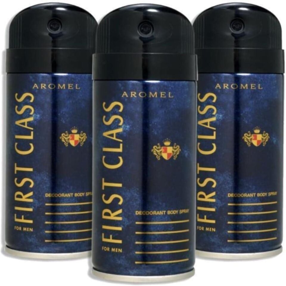 3 Adet X First Class Deodorant Spray 150 Ml