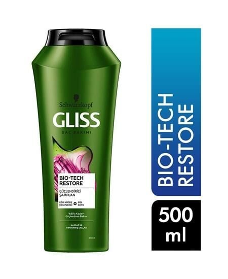 Gliss Şampuan 500 Ml Bio-tech Restore Güçlendirici