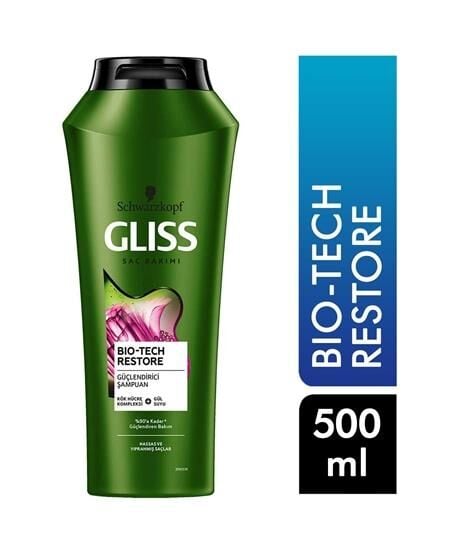 Gliss Şampuan 500 Ml Bio-tech Restore Güçlendirici
