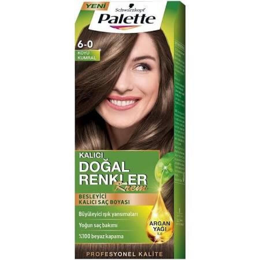 Palette Natural 6.0 Koyu Kumral Kalıcı Saç Boyası