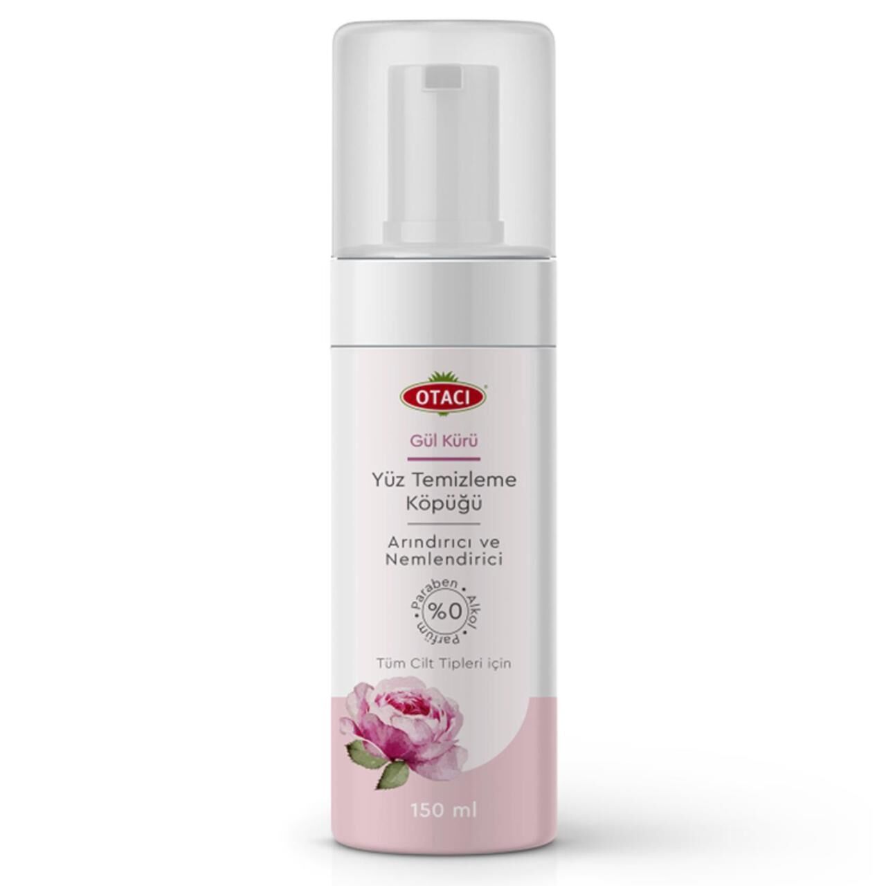 Otacı Gül Kürü Yüz Temizleme Köpüğü Arındırıcı Nemlendirici 150 ml