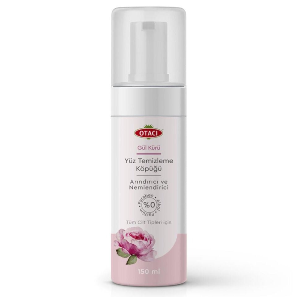 Otacı Gül Kürü Yüz Temizleme Köpüğü Arındırıcı Nemlendirici 150 ml