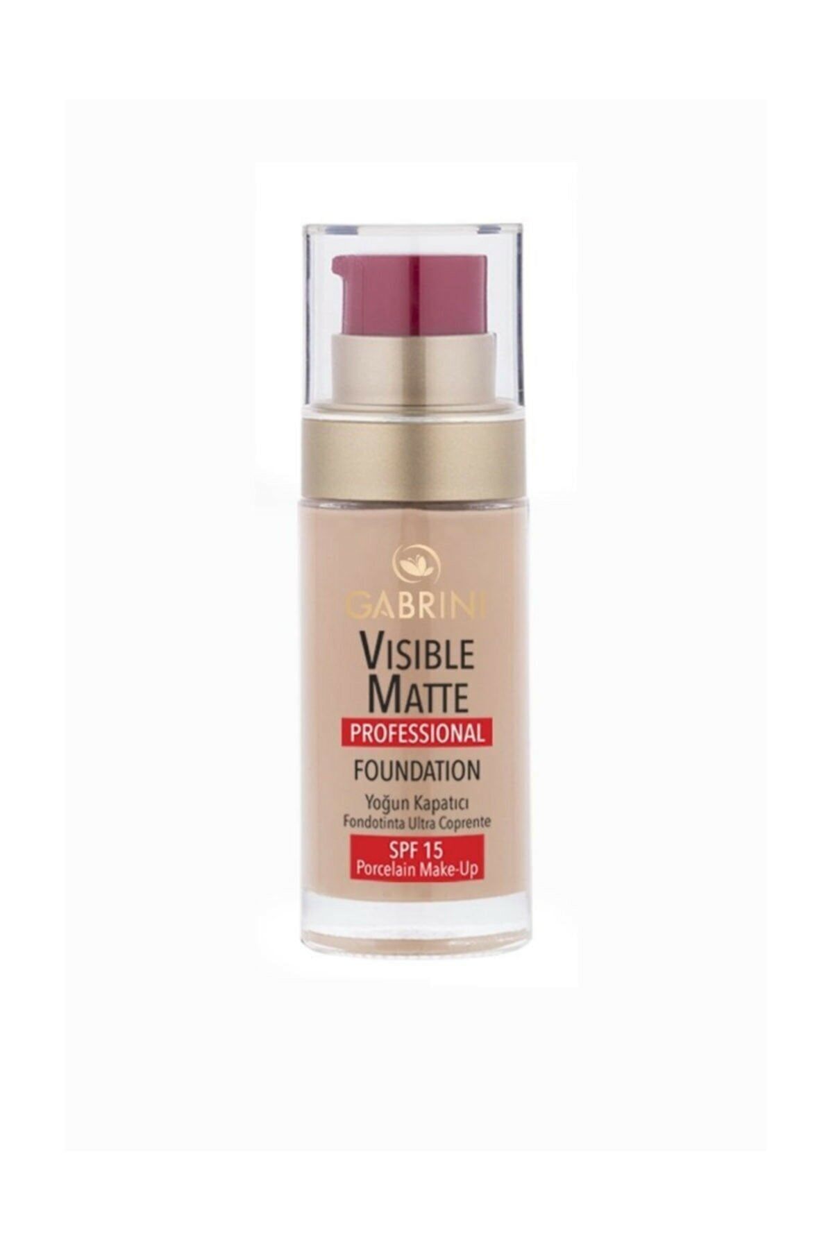 Gabrini Visible Matte Fondöten Yoğun Kapatıcı 03 - SPF 15