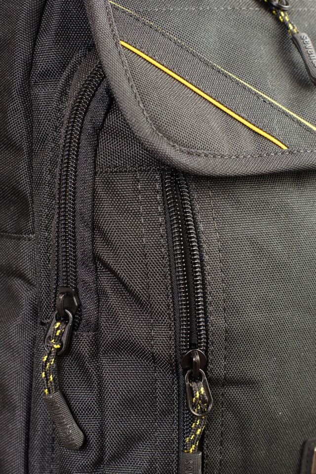 SEVENTEEN Çapraz Sırt Omuz Göğüs Su Geçirmez Askılı Unisex Siyah Çanta 4926