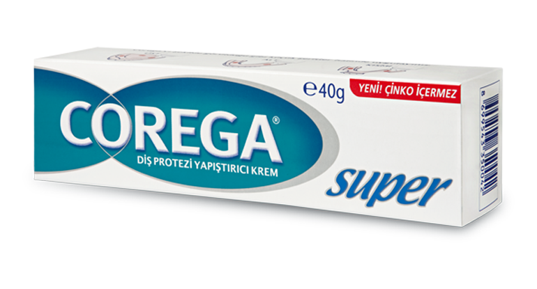 Corega Protez Yapıştırıcı Krem 40GR 3 Yönlü - Naneli