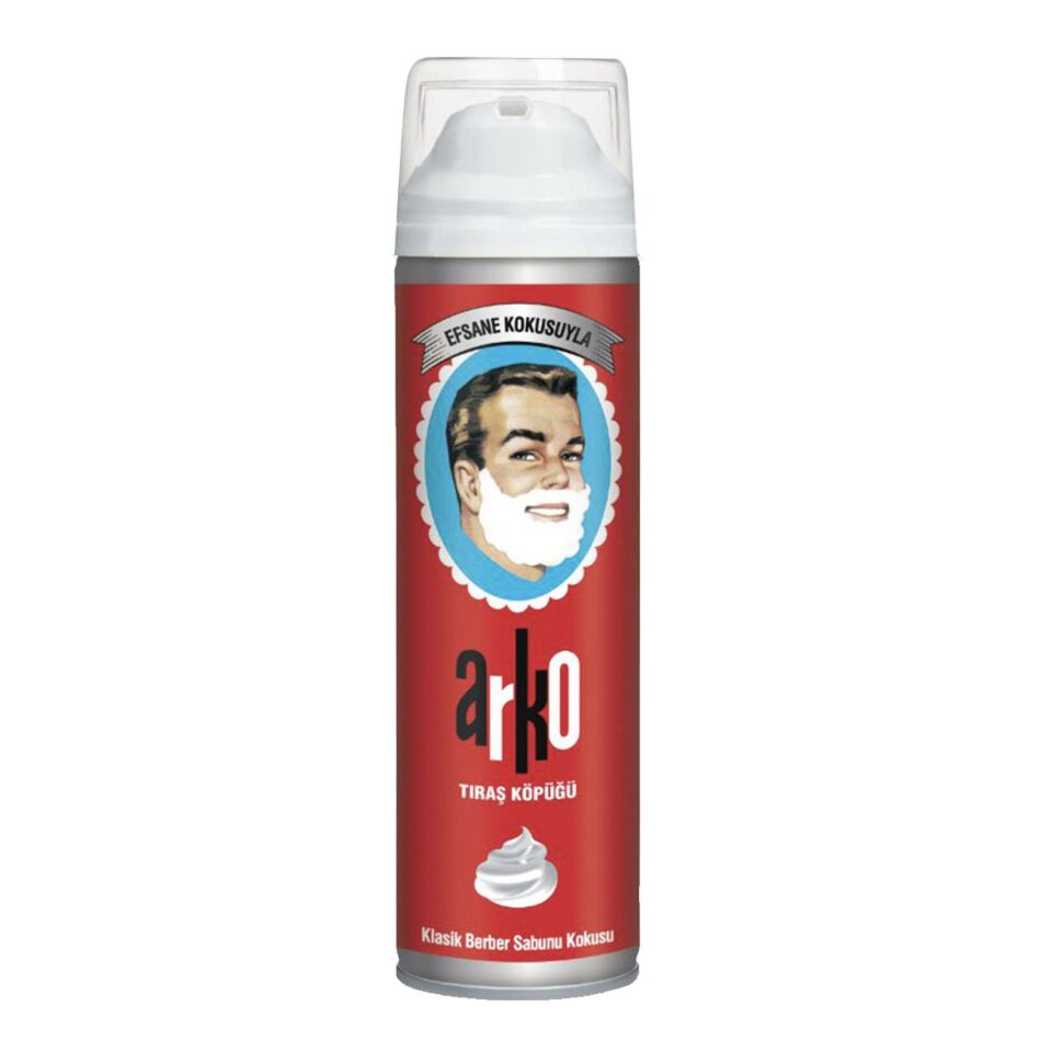 Arko 60. Yıl Özel Efsane Berber Sabunu Kokulu Tıraş Köpüğü 200 Ml 8690506565701