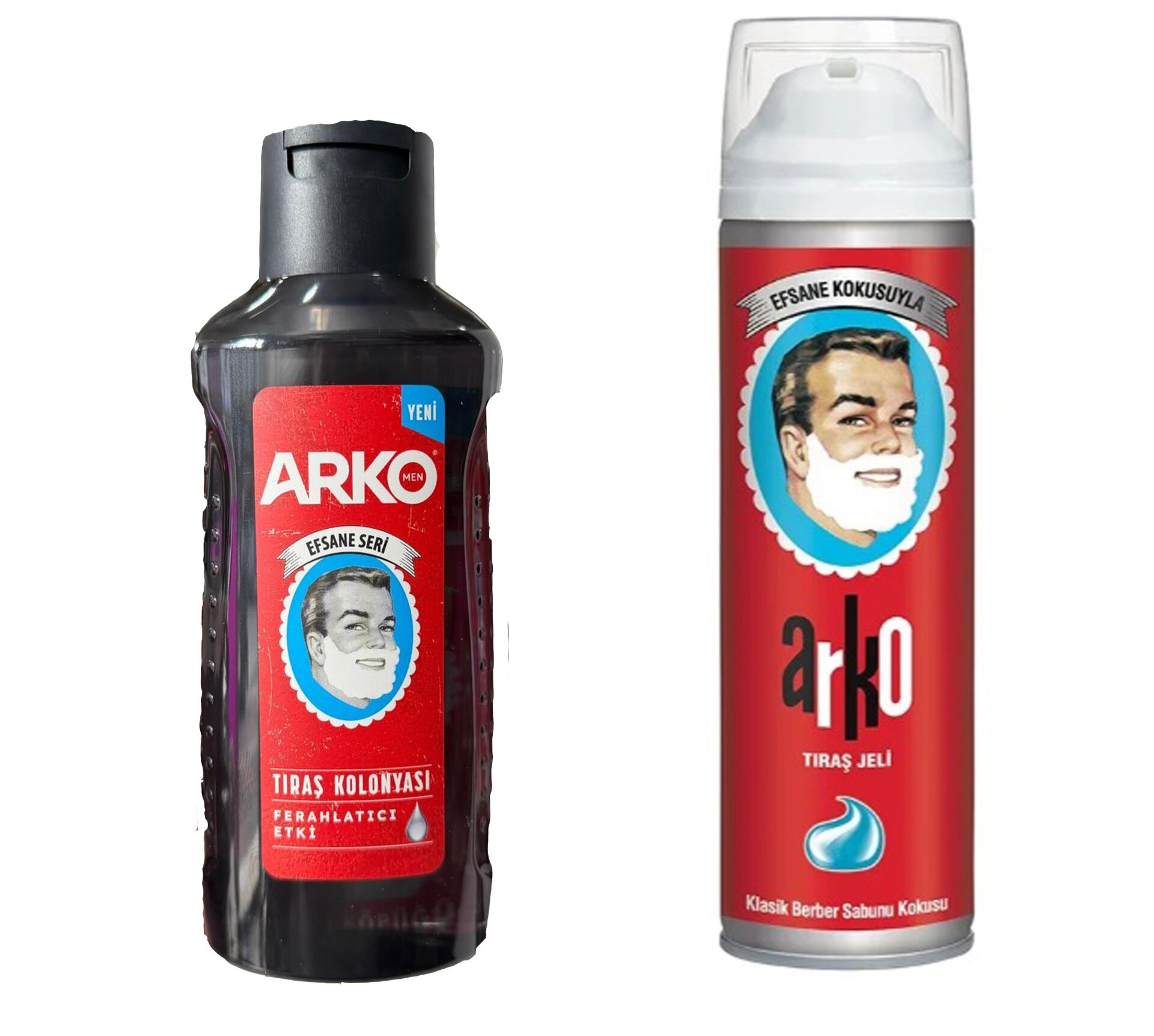 Arko 60. Yıl Özel Efsane Berber Sabunu Kokulu Tıraş Jeli 200 Ml + 255 Ml Kolonya
