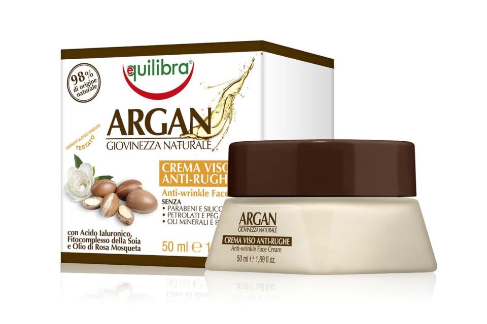 Equilibra Argan Kremi Kırışık Karşıtı %98 Doğal Crema Viso Anti Rughe