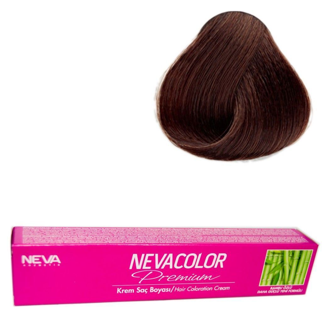 Neva Color Tüp Saç Boyası 5.1 Küllü Açık Kahve  50 Gr + Oksidan Sıvısı 50 Ml