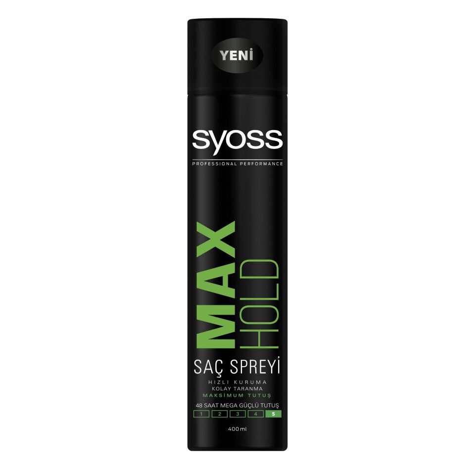 Syoss Saç Sprey Max Hold 400 ml Maximum Tutuş