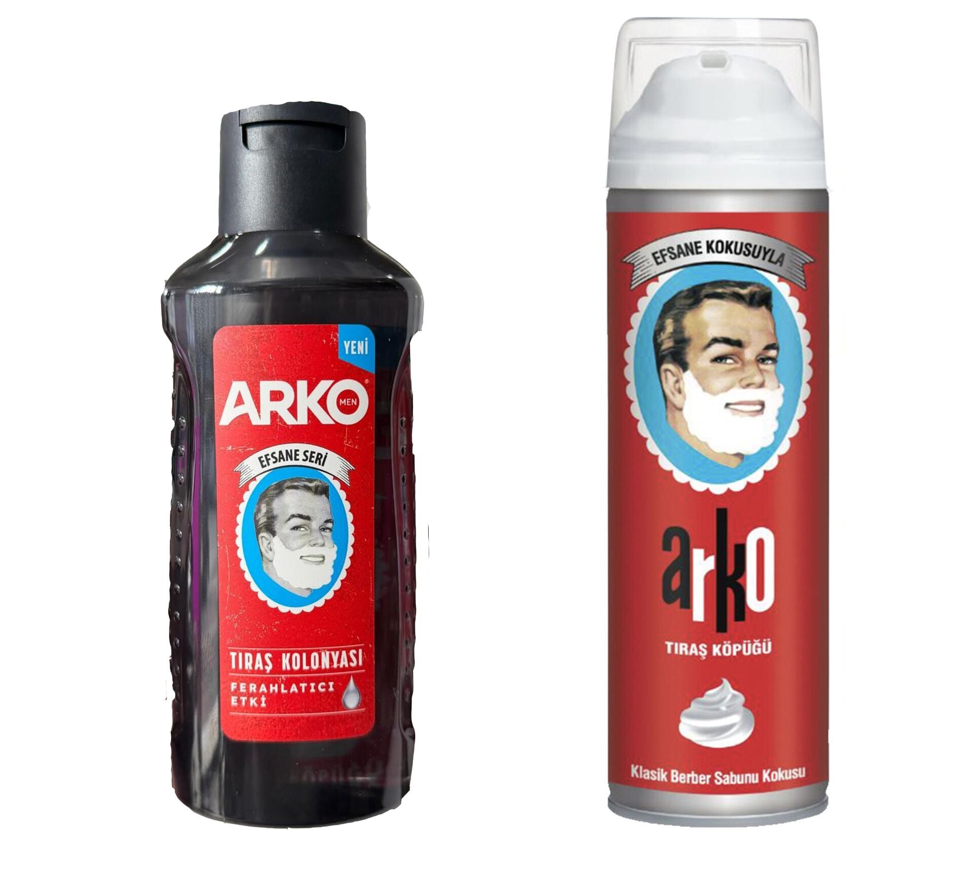 Arko 60. Yıl Özel Efsane Berber Sabunu Kokulu Tıraş Köpüğü 200 Ml + 255 Ml Kolonya