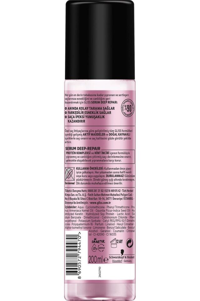 Gliss Sıvı Saç Kremi 200 ml Serum Deep Repair