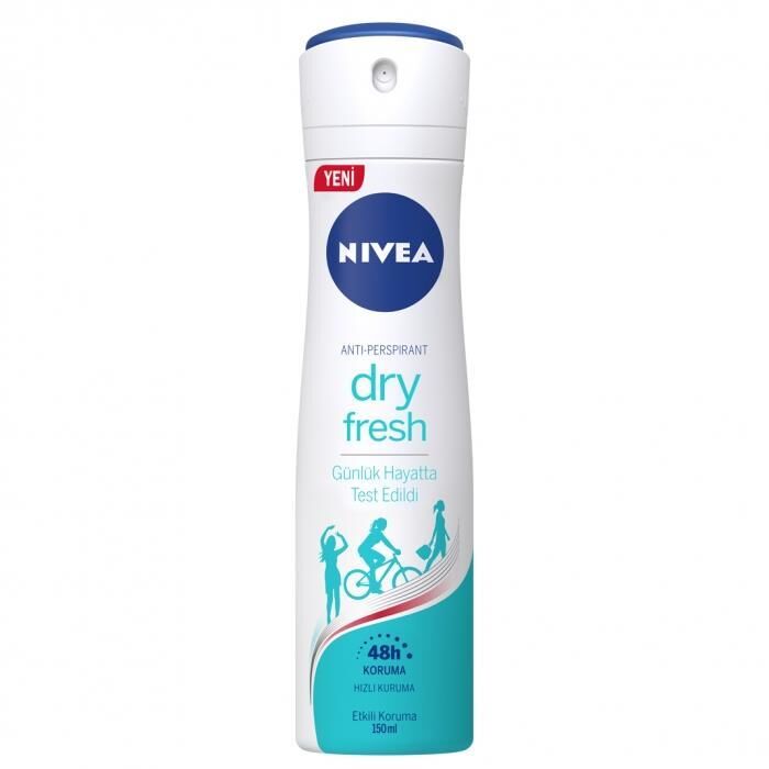 Nivea Deodorant Bayan 150ml Dry Fresh-48 Saat Etkili
