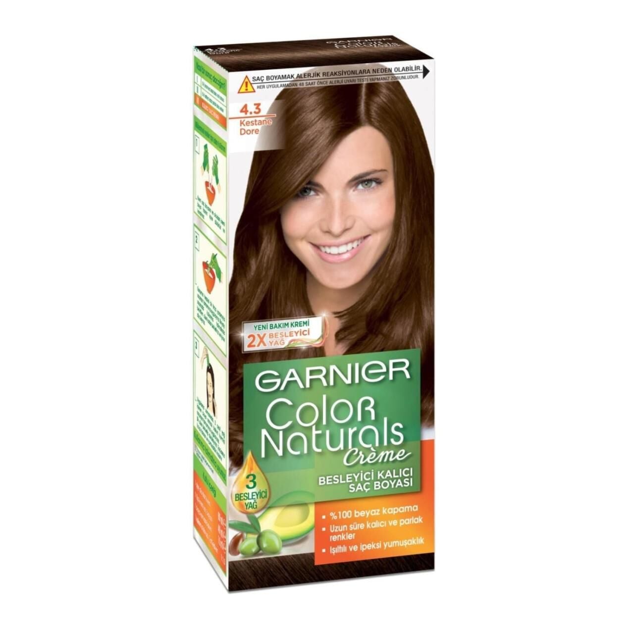 delist Garnier Color Naturals 4.3 Kestane Dore Saç Boyası