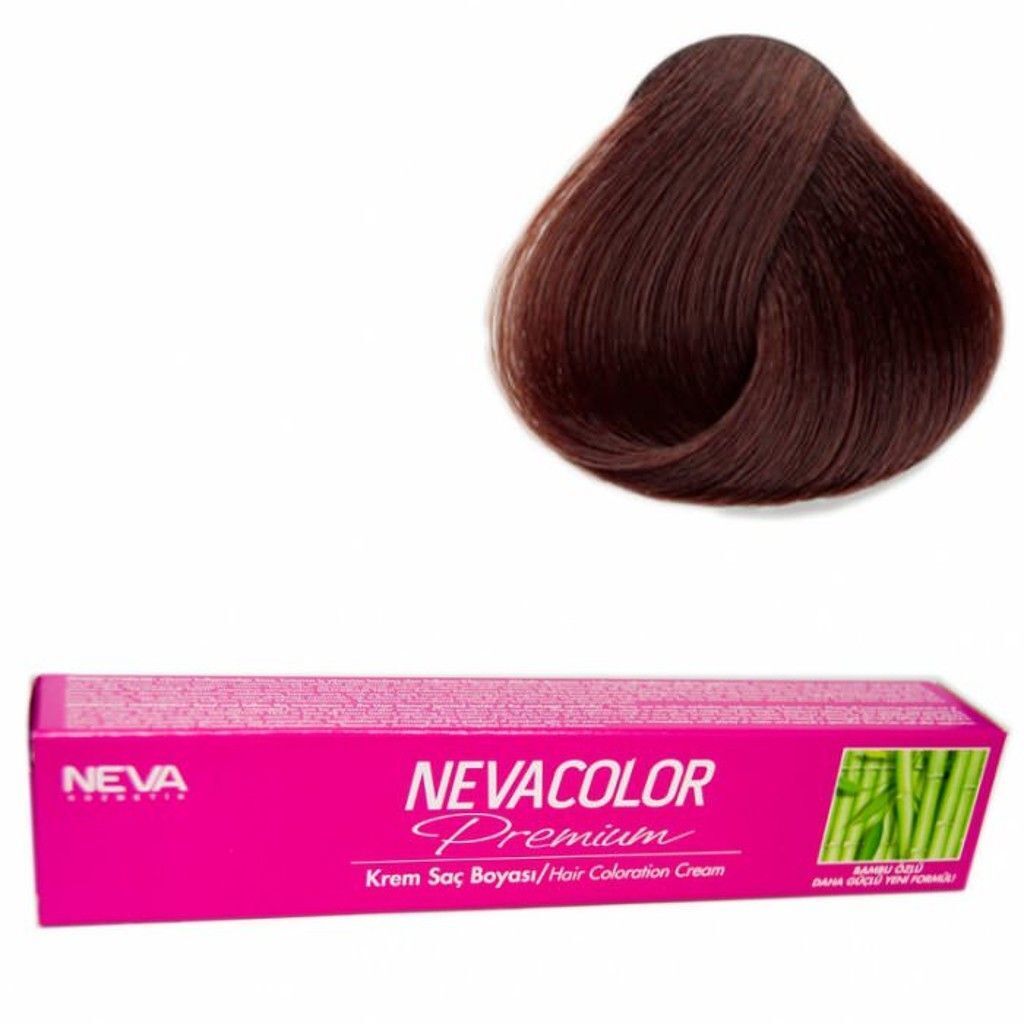 Neva Color Tüp Saç Boyası 5.77 Sütlü Çikolata 50 Gr + Oksidan Sıvısı 50 Ml