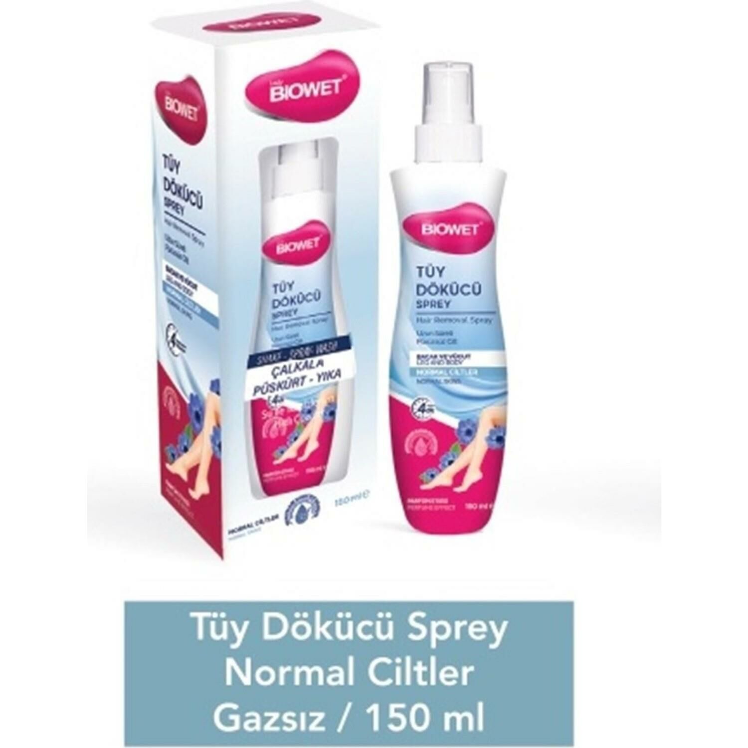 Biowet Tüy Dökücü Sprey 150 Ml Normal
