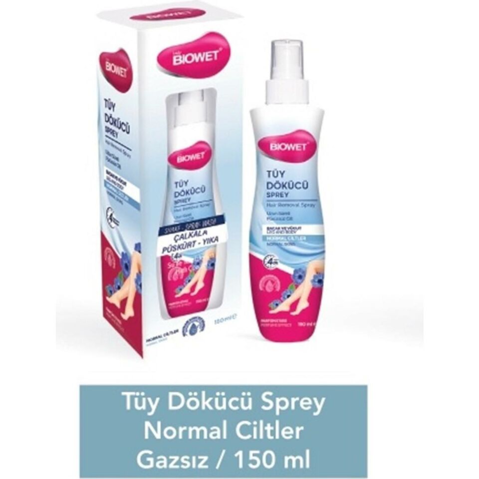 Biowet Tüy Dökücü Sprey 150 Ml Normal