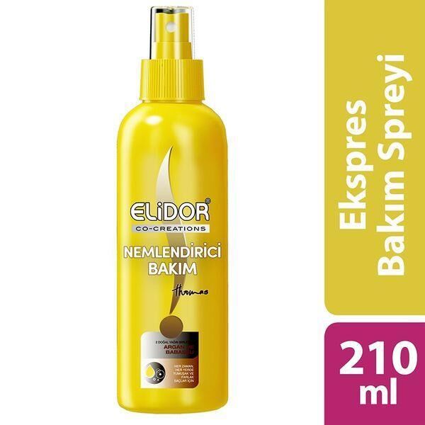 Elidor Sıvı Saç Kremi Nemlendirici İpeksi Yumuşaklık Saç Bakım Spreyi 210ml