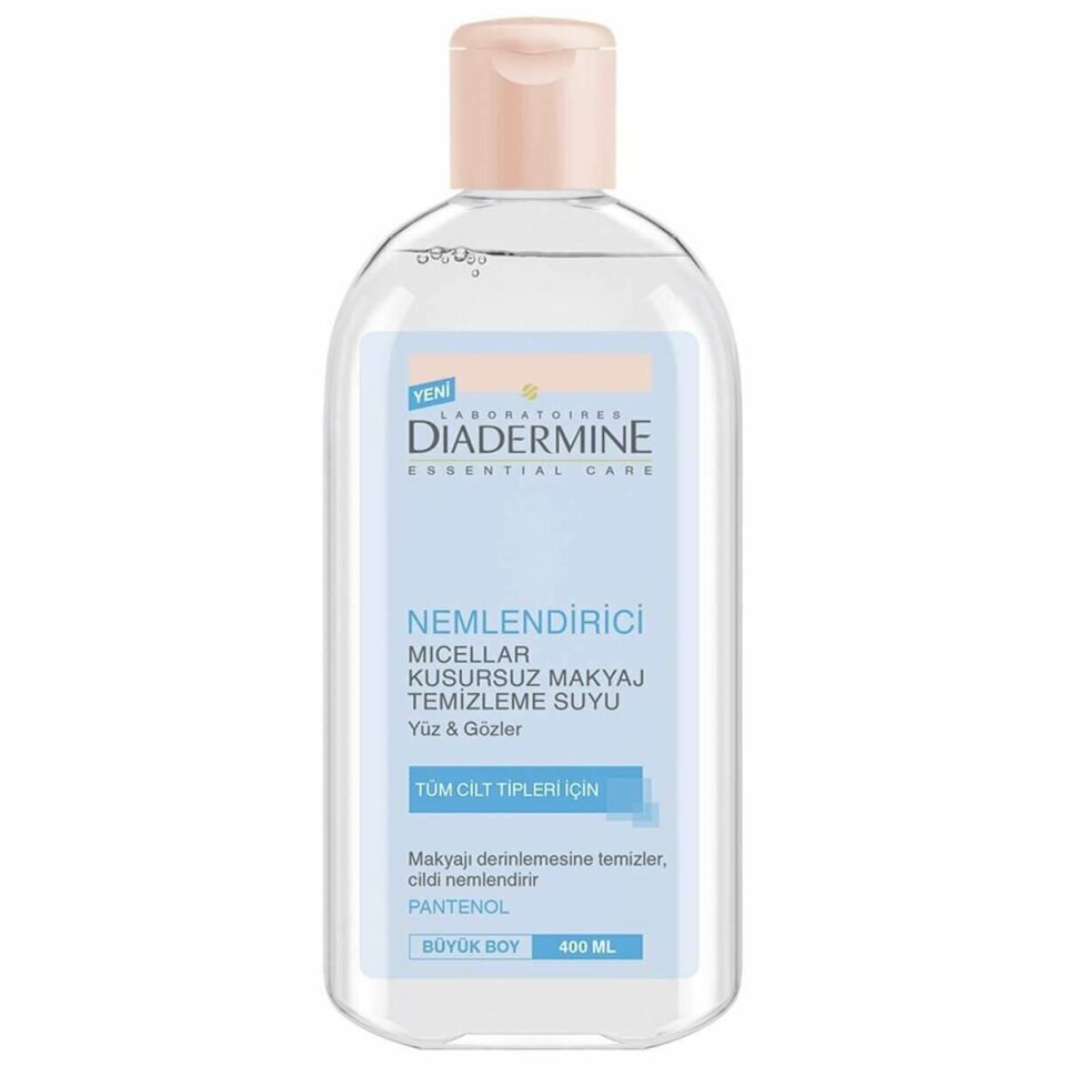 Diadermine Micellar Nemlendirici 400 ml Kusursuz Makyaj Temizleme Suyu
