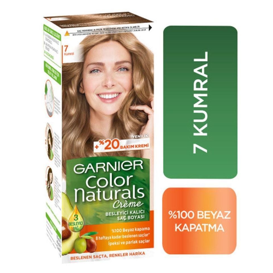 Garnier Color Naturals 7 Kumral  Saç Boyası