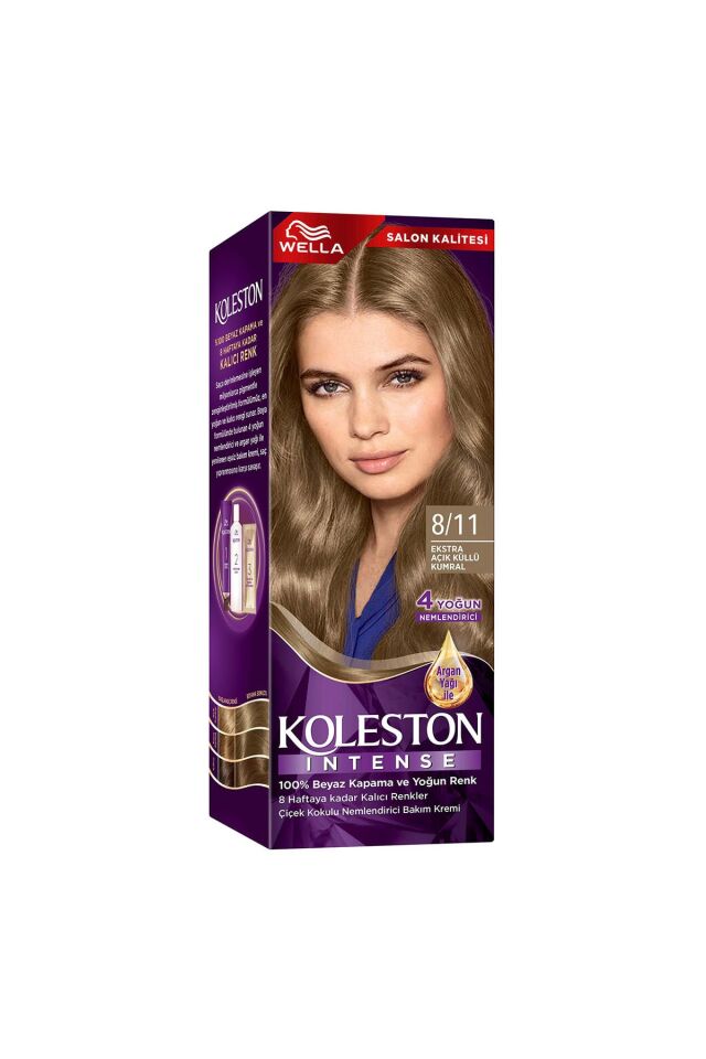 Koleston Intense Saç Bayası 8.11 Extra Açık Küllü Kumral