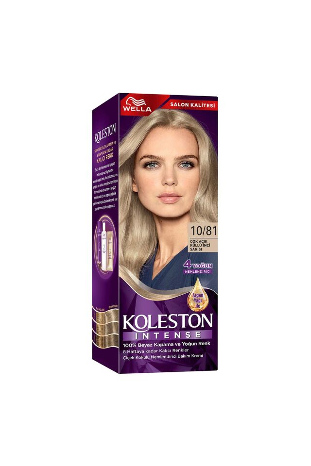Koleston Intense Saç Bayası 10.81 Ultra Açık Küllü Sarı