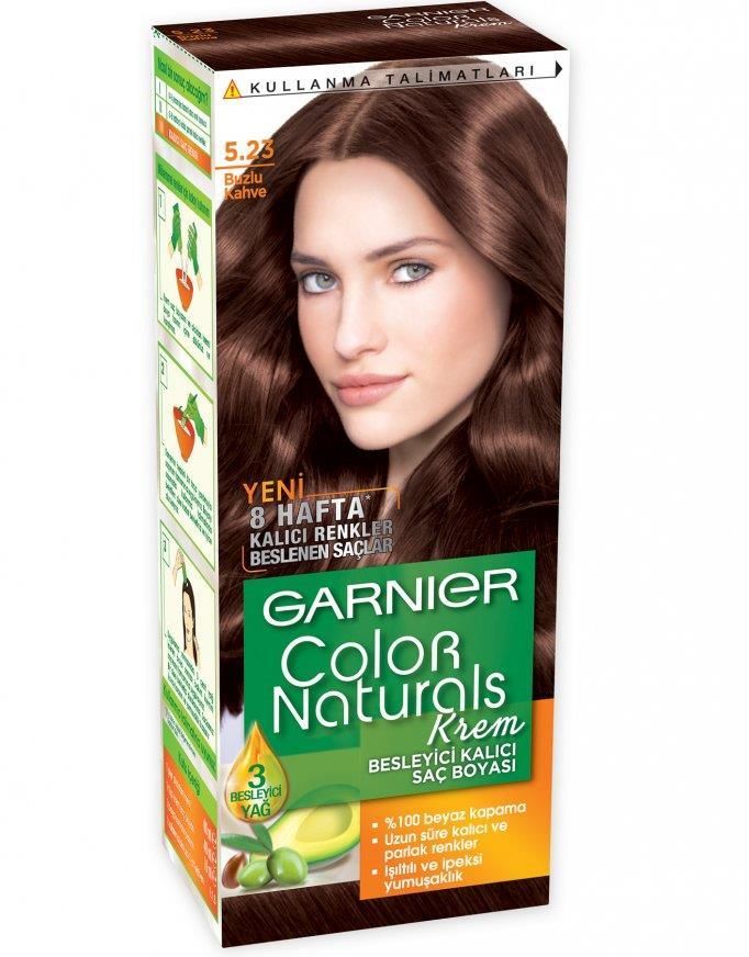 delist Garnier Color Naturals 5.23 Buzlu Kahve Saç Boyası