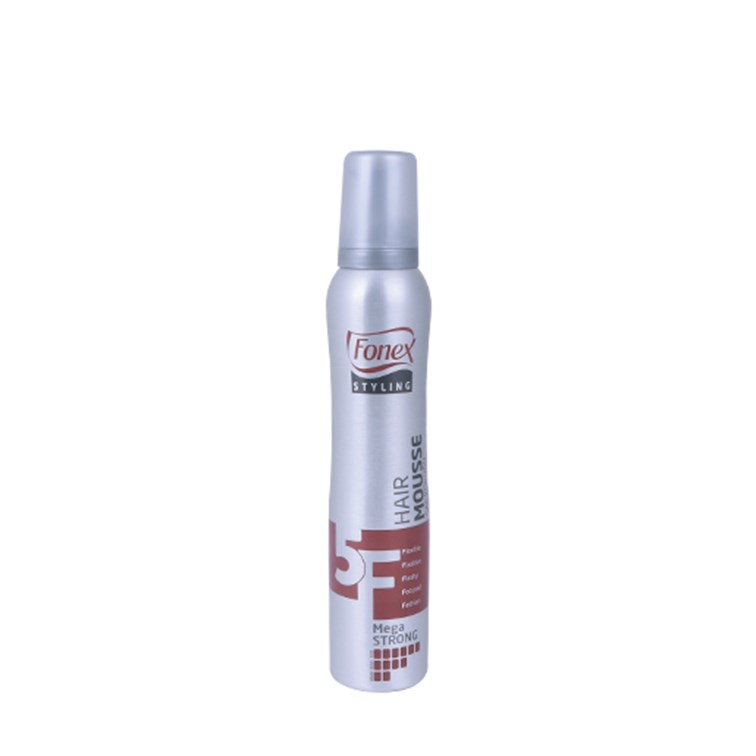 Fonex Saç Köpüğü F5 MEGA SERT 200 ML Bordo