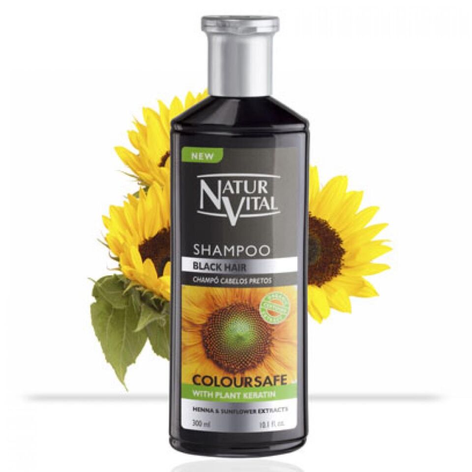 Natur Vital Siyah Renk Koruyucu Renkli Şampuan 300 Ml