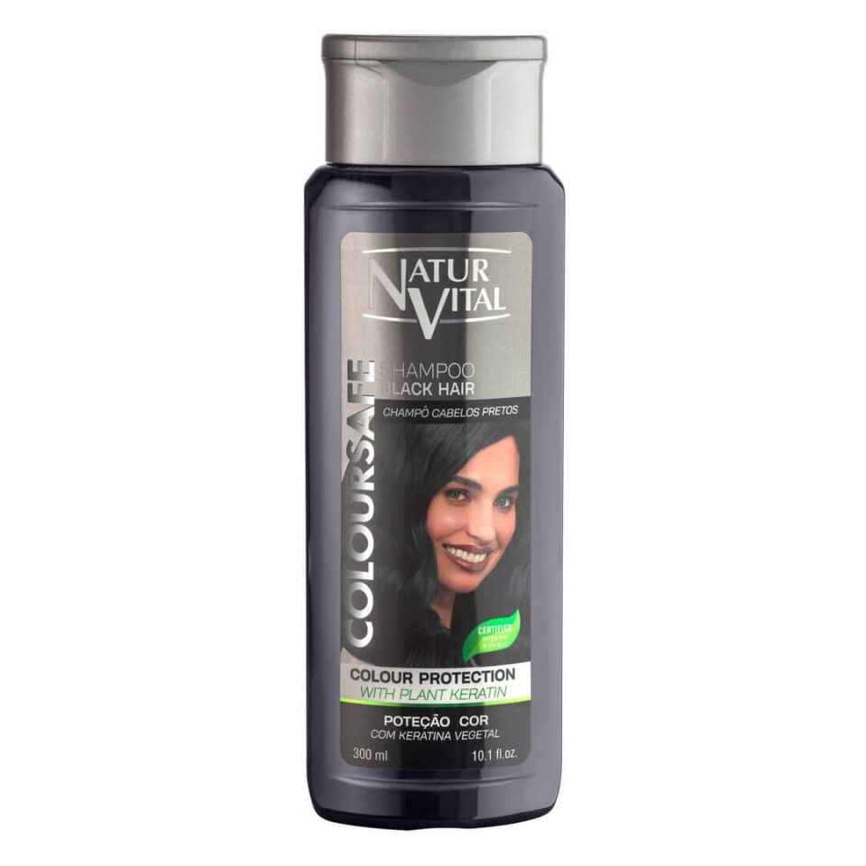 Natur Vital Siyah Renk Koruyucu Renkli Şampuan 300 Ml