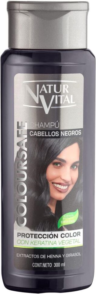 Natur Vital Siyah Renk Koruyucu Renkli Şampuan 300 Ml