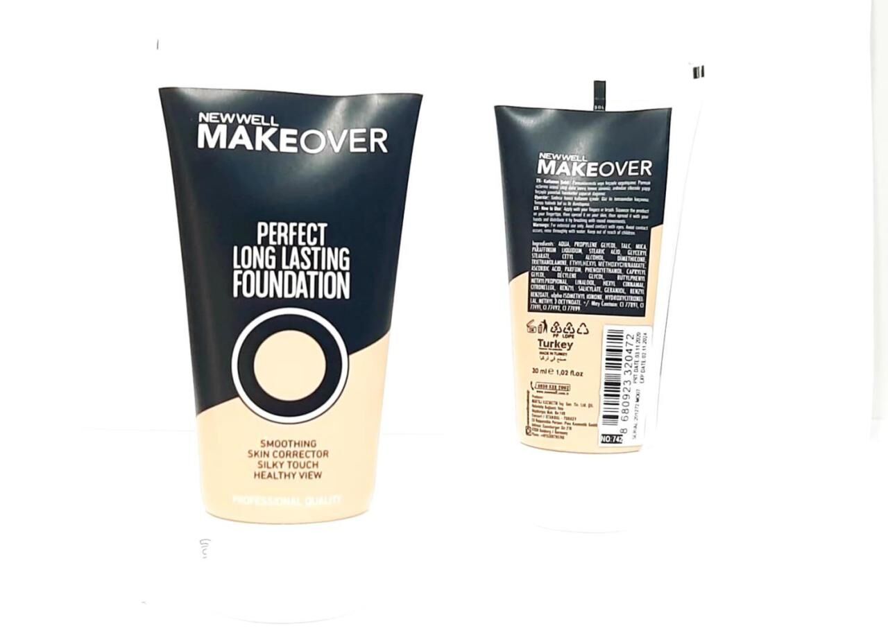 New Well Makeover Perfect Long Lasting Fondöten 742 Tüp