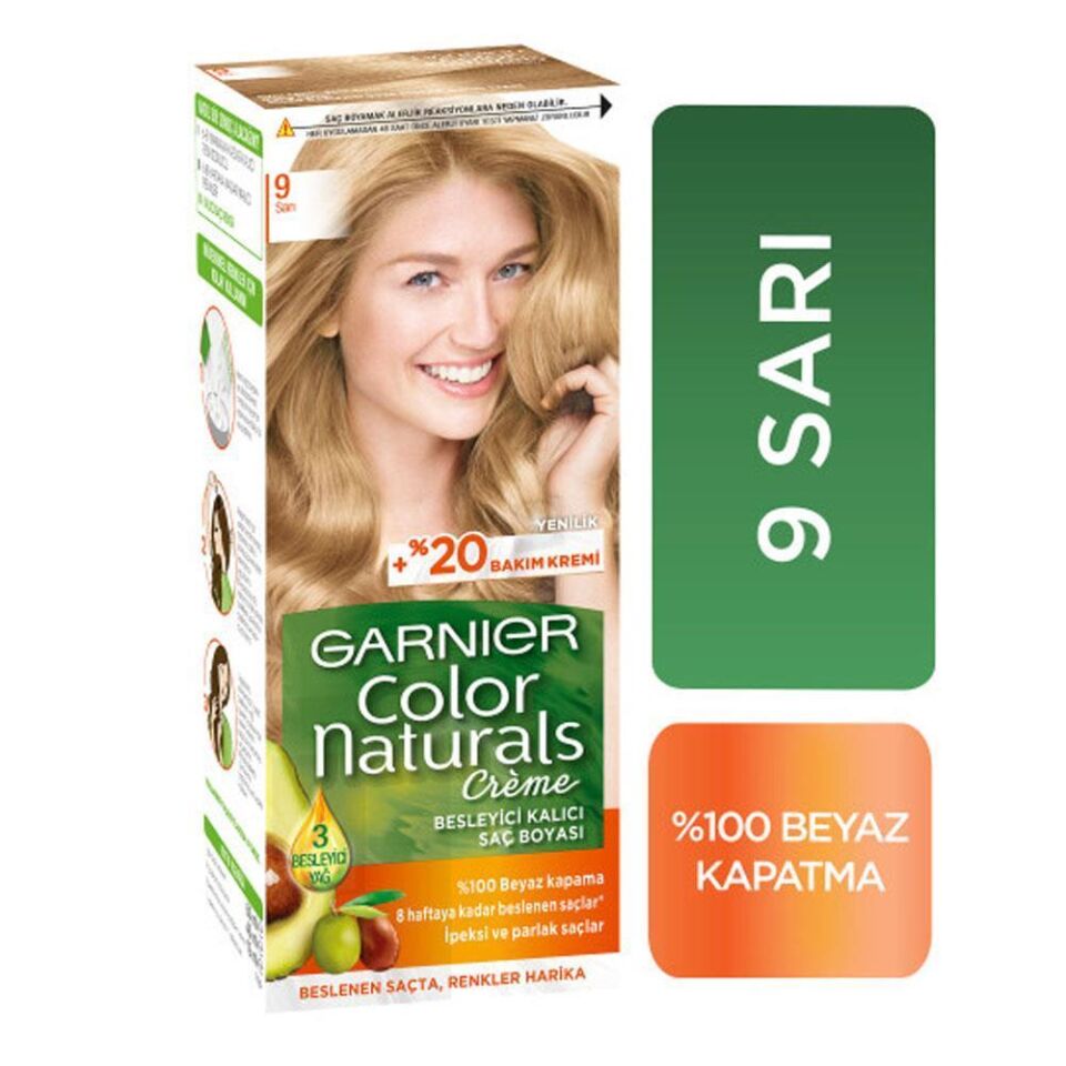 Garnier Color Naturals 9 Sarı Saç Boyası