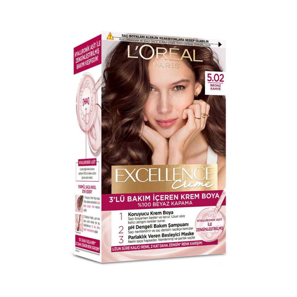 Loreal Excellence 5.02 Bronz Kahve