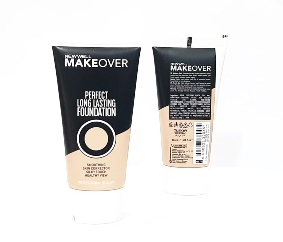 New Well Makeover Perfect Long Lasting Fondöten 741 Tüp