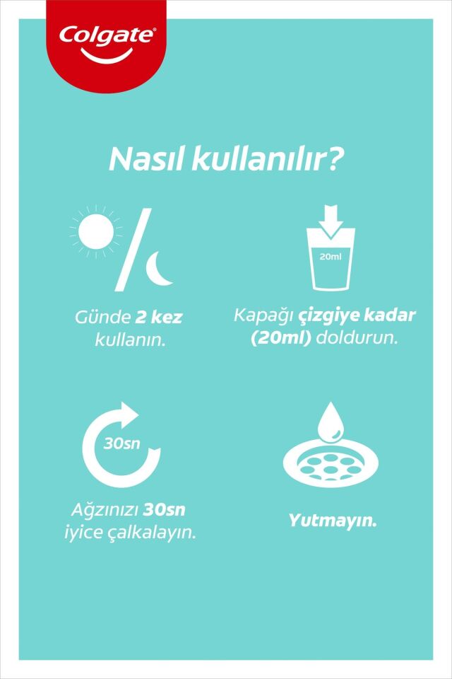 Colgate Plax Ağız Çalkalama Suyu Taze Nane 250 ml Gargara