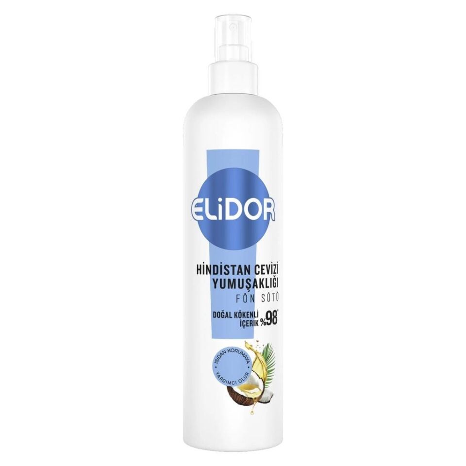 Elidor Sıvı Saç Kremi Hindistan Cevizi Yumuşaklığı Fön Sütü 190 Ml