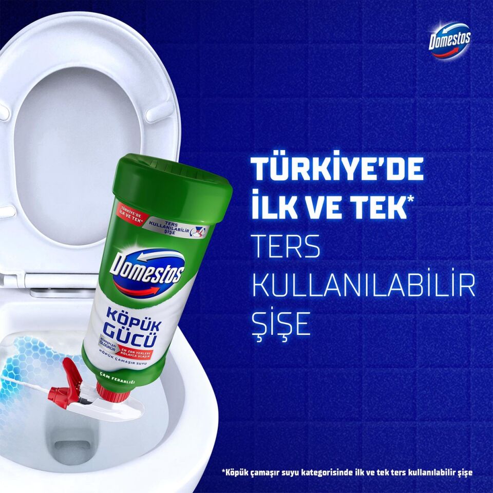 Domestos Köpük Gücü Köpük Çamaşır Suyu Çam Ferahlığı 450 Ml