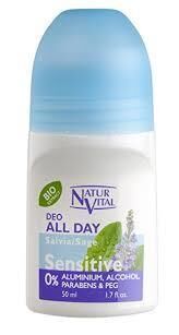 Natur Vital Roll On All Day Sensetive Lavanta 50 Ml