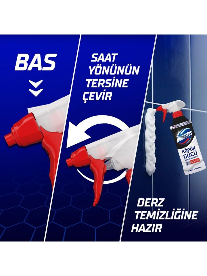 Domestos Köpük Gücü Köpük Derz Temizleyici 450 Ml