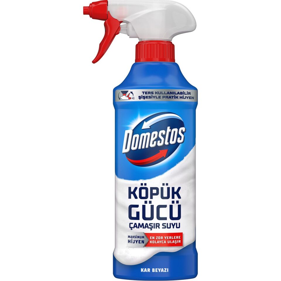 Domestos Köpük Gücü Köpük Çamaşır Suyu Kar Beyazı 450 Ml