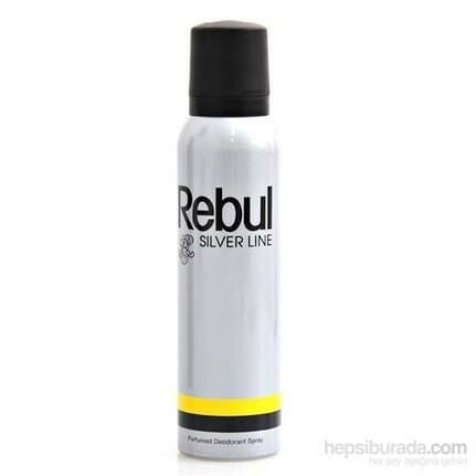 Rebul Silverline Erkek Deodorant 150 ml Gri Original