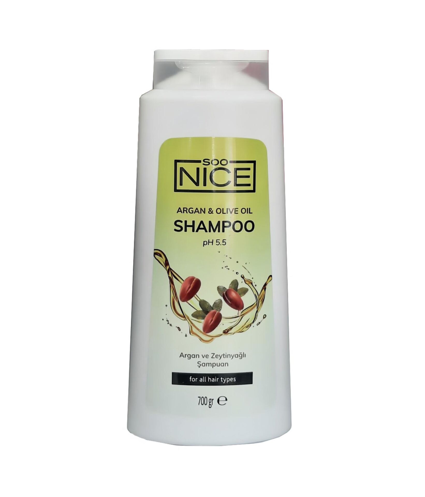 SOO Nice Argan ve Zeytinyağlı Şampuan 700 Ml  - Nemlendirici