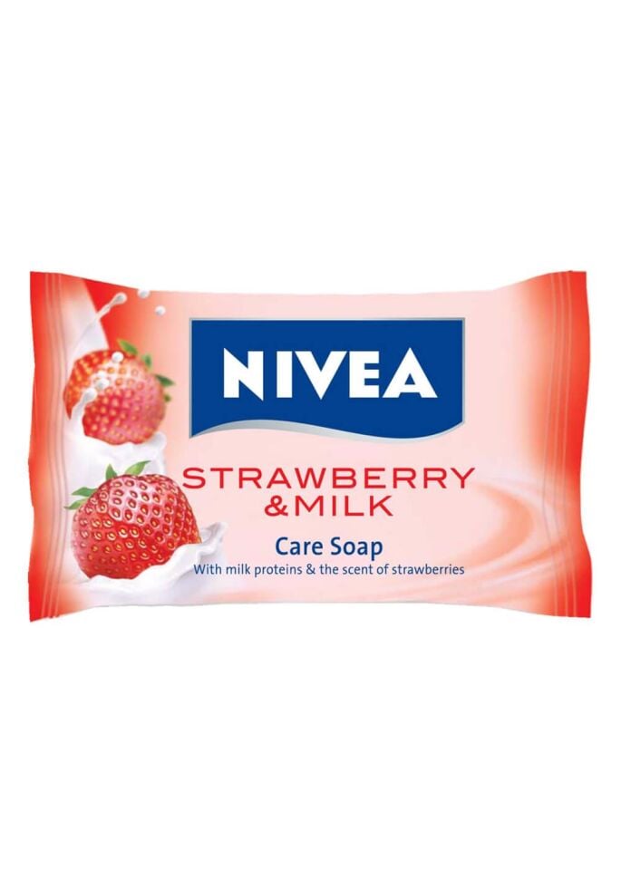 Nivea Sabun 90 g Strawberry & Milk Care Soap