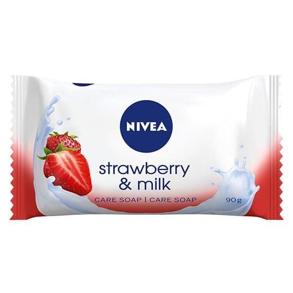 Nivea Sabun 90 g Strawberry & Milk Care Soap