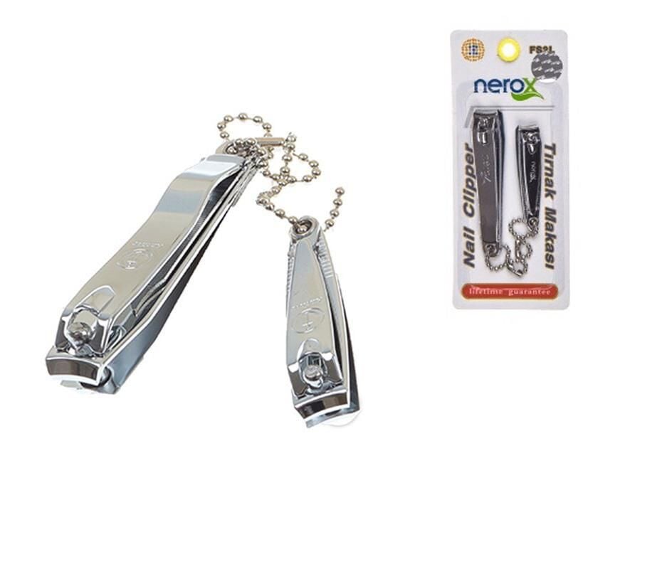 Norex Tırnak Makası 2 li Büyük + Küçük Set FS2L